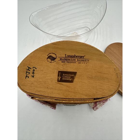 Longaberger 2007 Horizon of Hope Basket Set (Warm Brown) - 21-06 - Picture 9 of 14